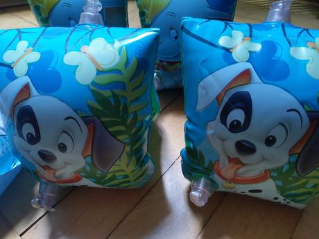 Plavací kruh + 2x rukávky intex disney,