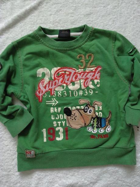 Mikina s nápisem a pejskem, next,92