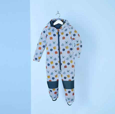 Softshellová kombinéza příšerková s fleecem, lupilu,98 / 104