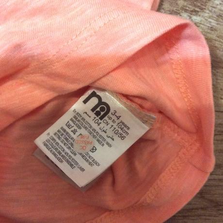 Neon letní overal, mothercare,104