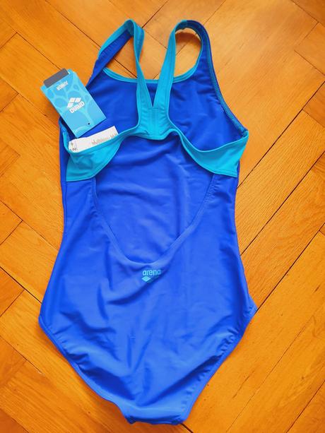2xdívčí sportovní jednodílné plavky arena vel. 164, 164