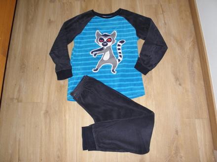 Teplé chlapecké pyžamo zn. c&a vel.140, c&a,140