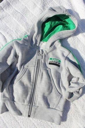 Šedá mikina adidas, adidas,74