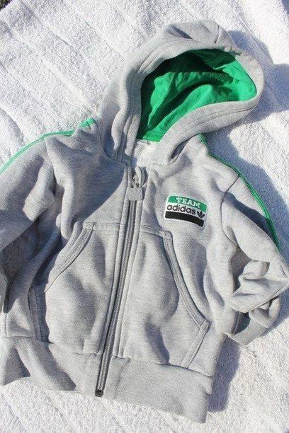 Šedá mikina adidas, adidas,74