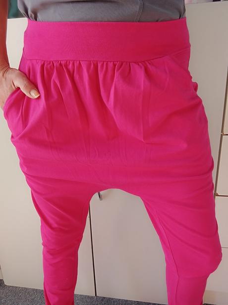 Růžové baggy zn."broadway" vel."m", broadway,m