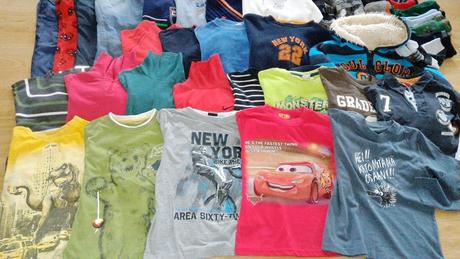 Balík mix věcí na kluka vel.110-128 podzim/zima, 104–116