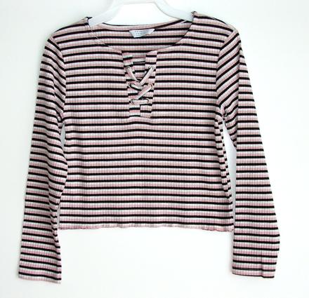 W211 dívčí tričko crop vel. 9-10 let, primark,140