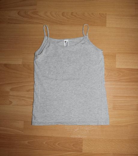 Šedé bavlněné tílko, c&a,146