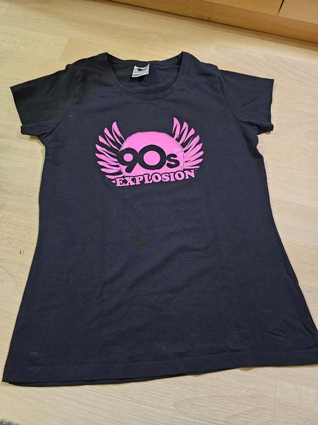 Tričko s kr. rukávem černé 90s explosion vel.m, m