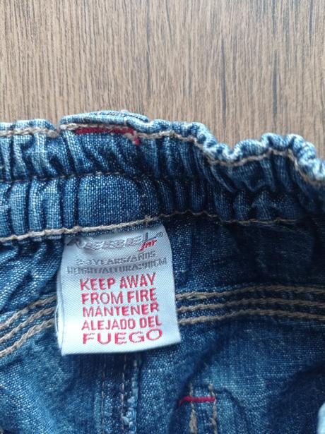 Kraťasy riflové 98/104, rebel,98