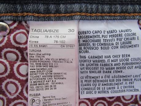 Džínová sukně zn. benetton vel. 40, benetton,40