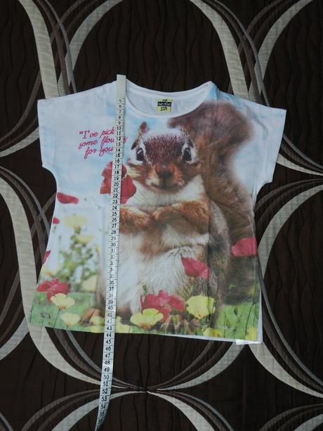 Tričko krátký rukáv veverka, kiki&koko,110
