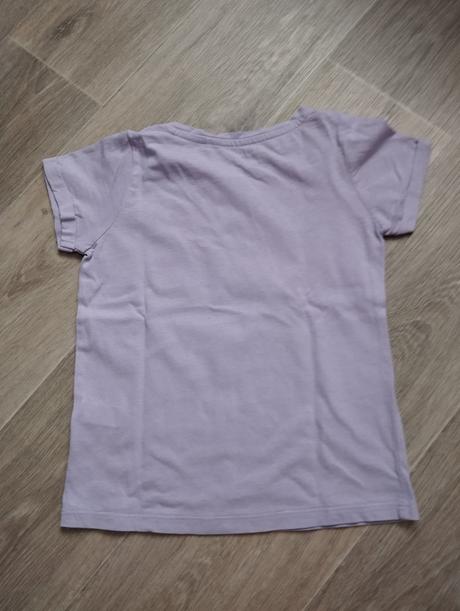 Lila triko, krátký rukáv, reserved,122