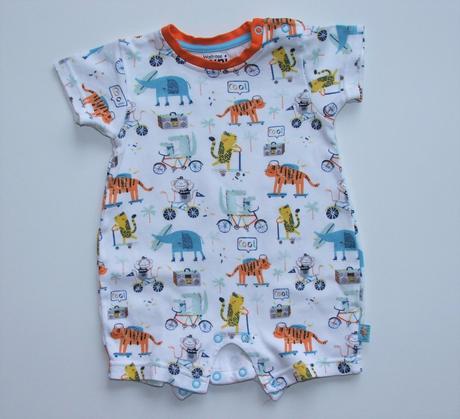 J856 letní overal se zvířátky vel. 74, 74