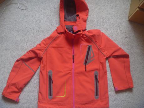 Růžová softshellová bunda zn. kugo vel. 128, kugo,128