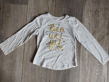 Triko s třpytivým nápisem, m&co,122