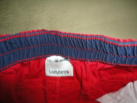 Krásné kraťasy lady bird, vel. 12-18 měsíců, ladybird,86