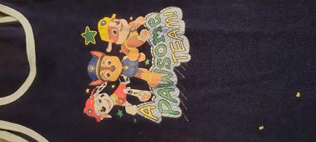 Chlacké nátělníky, značky paw patrol, vel. 98/104., 98