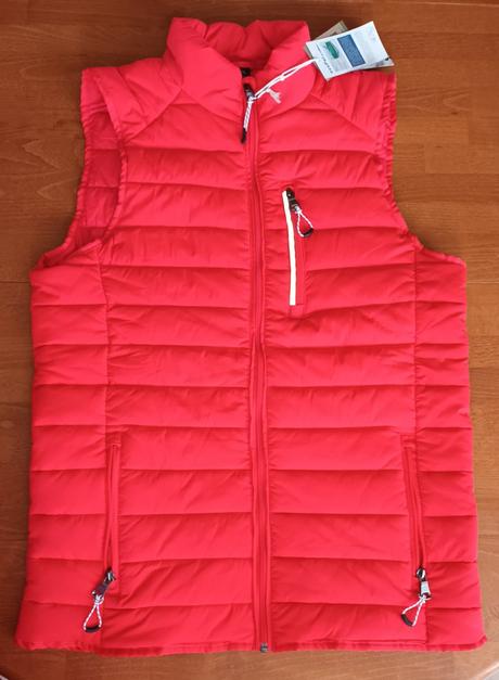 Prošívaná zateplená červená vesta tchibo, tchibo,m