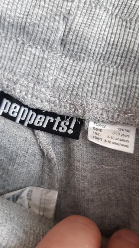 Světle šedé tepláky 134-140, pepperts,140