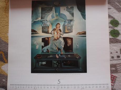Salvador dalí nástenný kalendár 1998, 