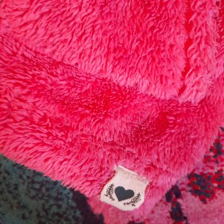 Chlupatka vesta růžová s kapuckou na holku, cherokee,134