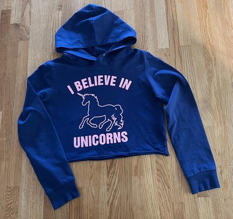 Cropp mikina s kapucí unicorns h&m vel. 146/152, h&m,146