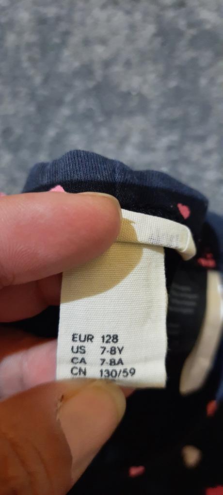 Dívčí kraťasy značky h&m, vel.128., h&m,128