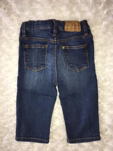 Tmavě modré rifle/džíny h&m, h&m,74