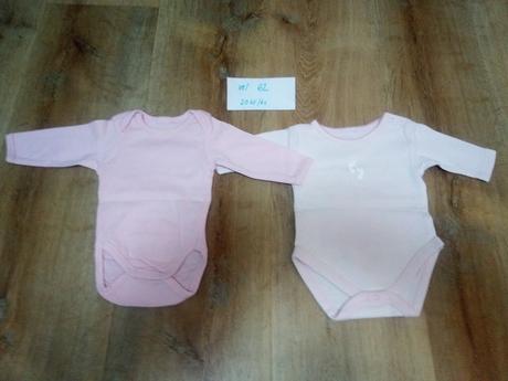 2 x body dlouhý rukáv,, 62