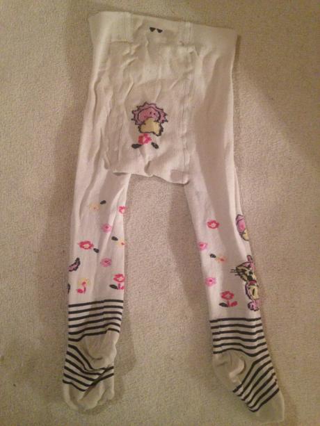 Dívčí punčocháče kočka a květy a sluníčko, 80