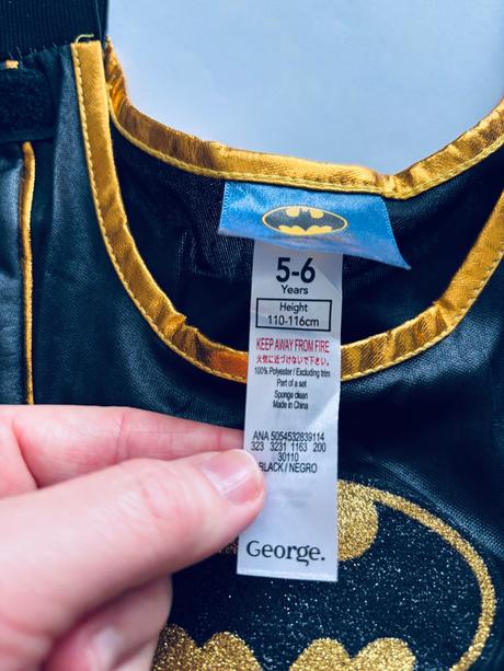 An2/ kostým bat girl - v.5/6 let, 