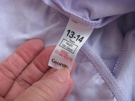 Bavlněné lila kalhotky, george,164