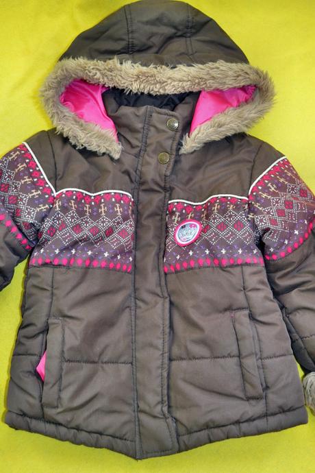 Dívčí zimní bunda na 4-6let, okay,116