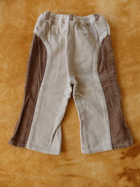 Manžestrové kalhoty s medvídky, smile,80