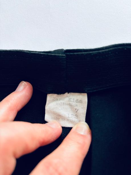 Legíny silné černé zara - v .122, zara,122