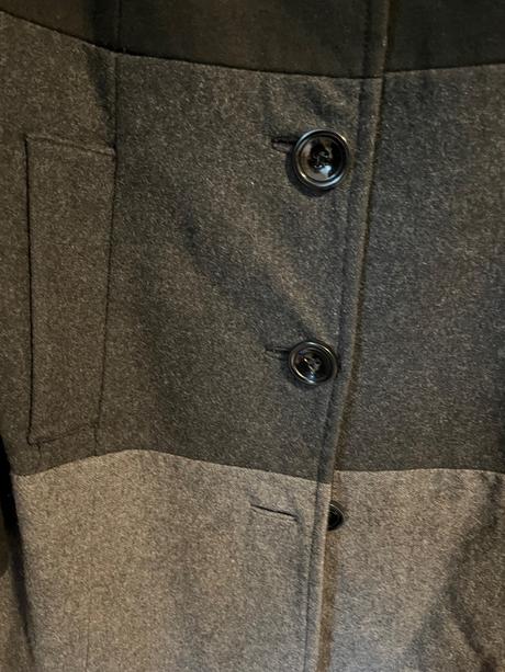 Krásný teplý vlněný kabát, h&m,42