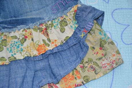 122 128 next džínová sukně s regulací v pase, next,122