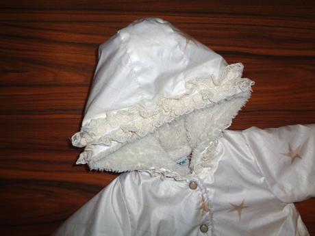 Luxusní bílozlatý hvězdičkový zimní komplet, 68