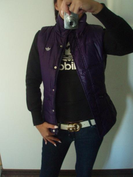 Fialová vesta adidas, adidas,m