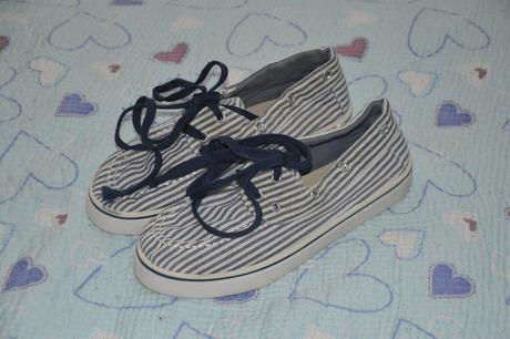 Námořnické plátěnky, letní boty, 36