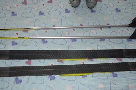 Dětské běžky fischer se šupinami 150cm boty nnn, fisher