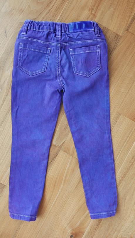 Džíny rifle jeans fialové, denim co,110