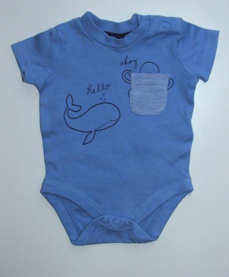 C187 chlapecké modré body vel. 56, f&f,56