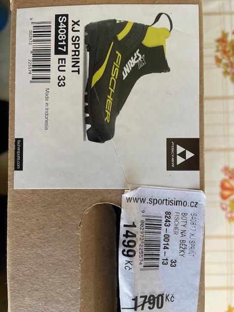 Boty na běžky, fischer,33