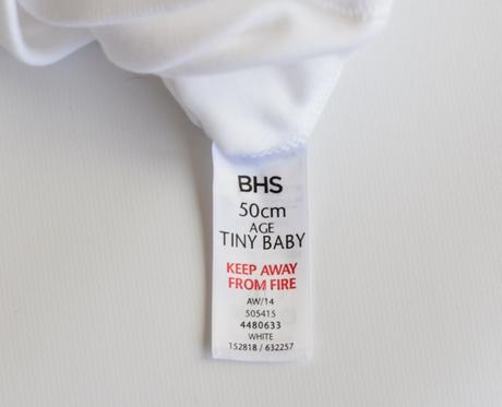 Body tílka vel. tiny baby, bhs,50