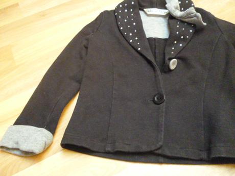 Bavlněné sako s kamínky vel. 3, 98