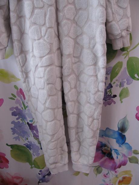 Luxusní fleecový spací overal s kapucí, 146