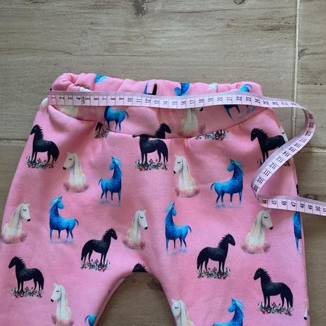 Dívčí handmade baggy- koníci/jednorožci- 110/116, 110