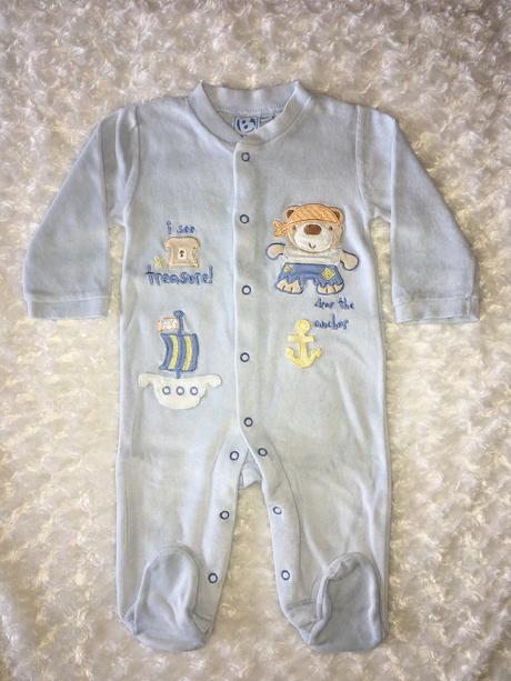 Modrý sametový overal zip zap, zip zap,74